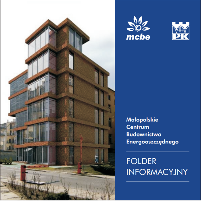Małopolskie Centrum Budownictwa Energooszczędnego - Folder Informacyjny